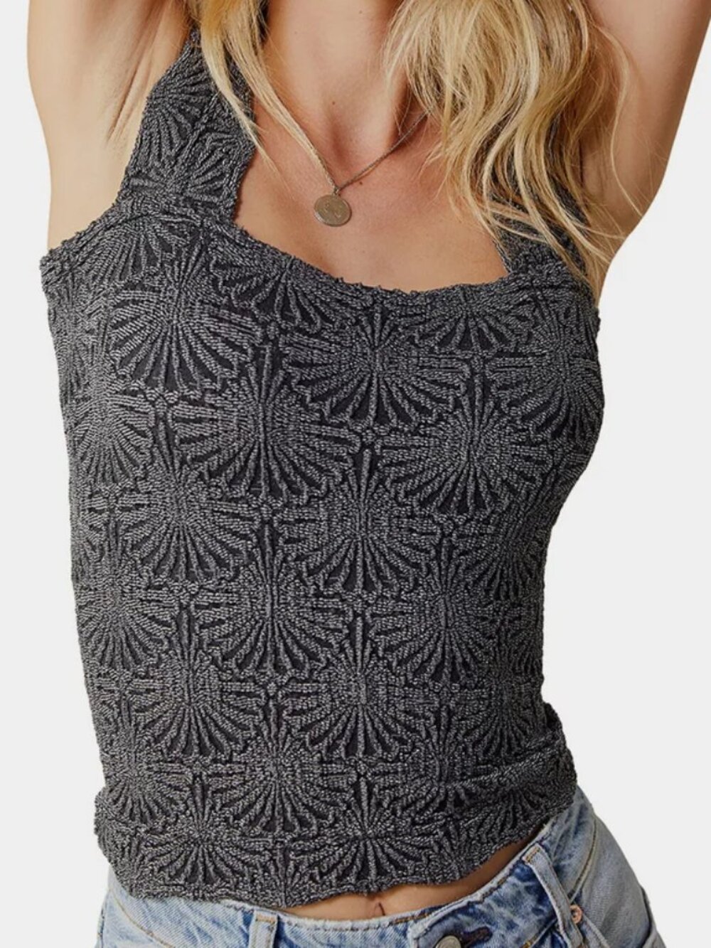 Love Letter Cropped Cami Tank Top